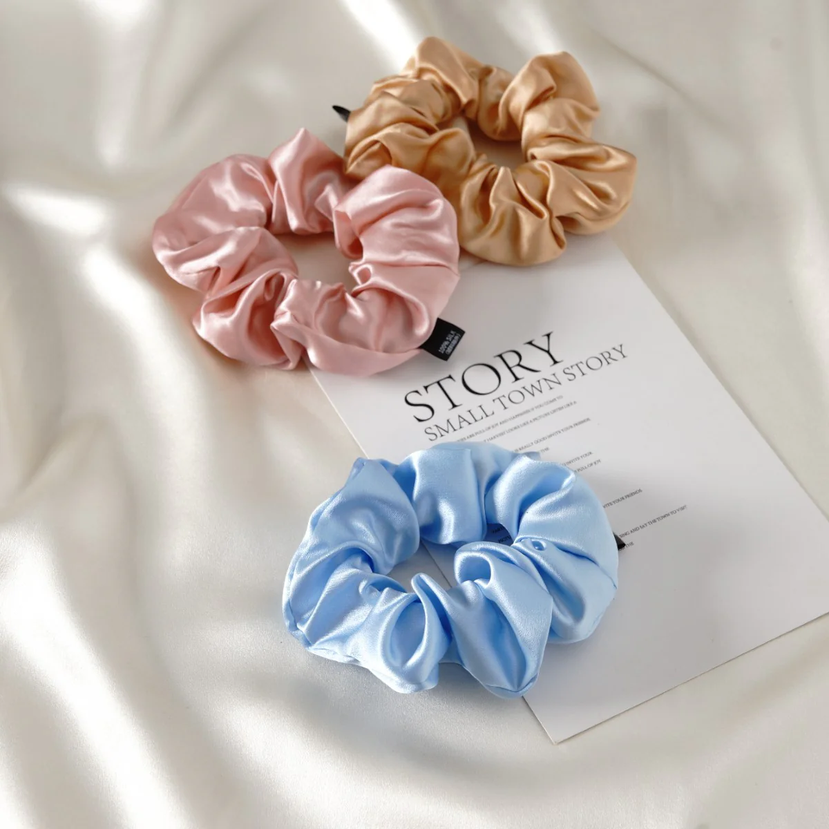 Mulberry Silk Minnie Scrunchies - Mimi's Hair Designs