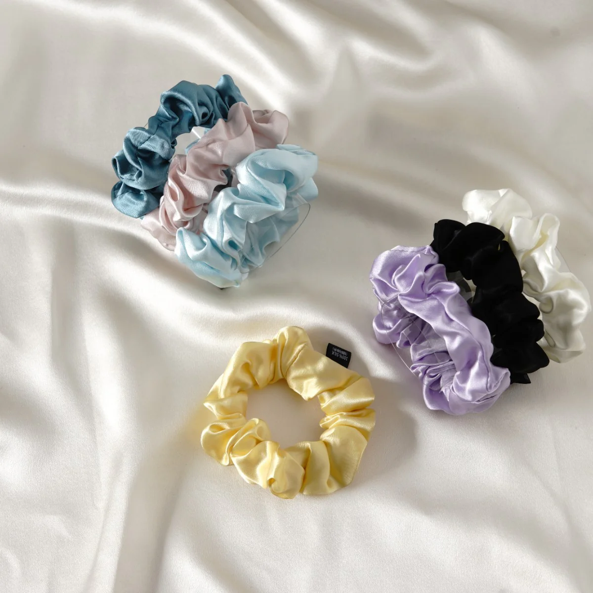Mulberry Silk Minnie Scrunchies - Mimi's Hair Designs