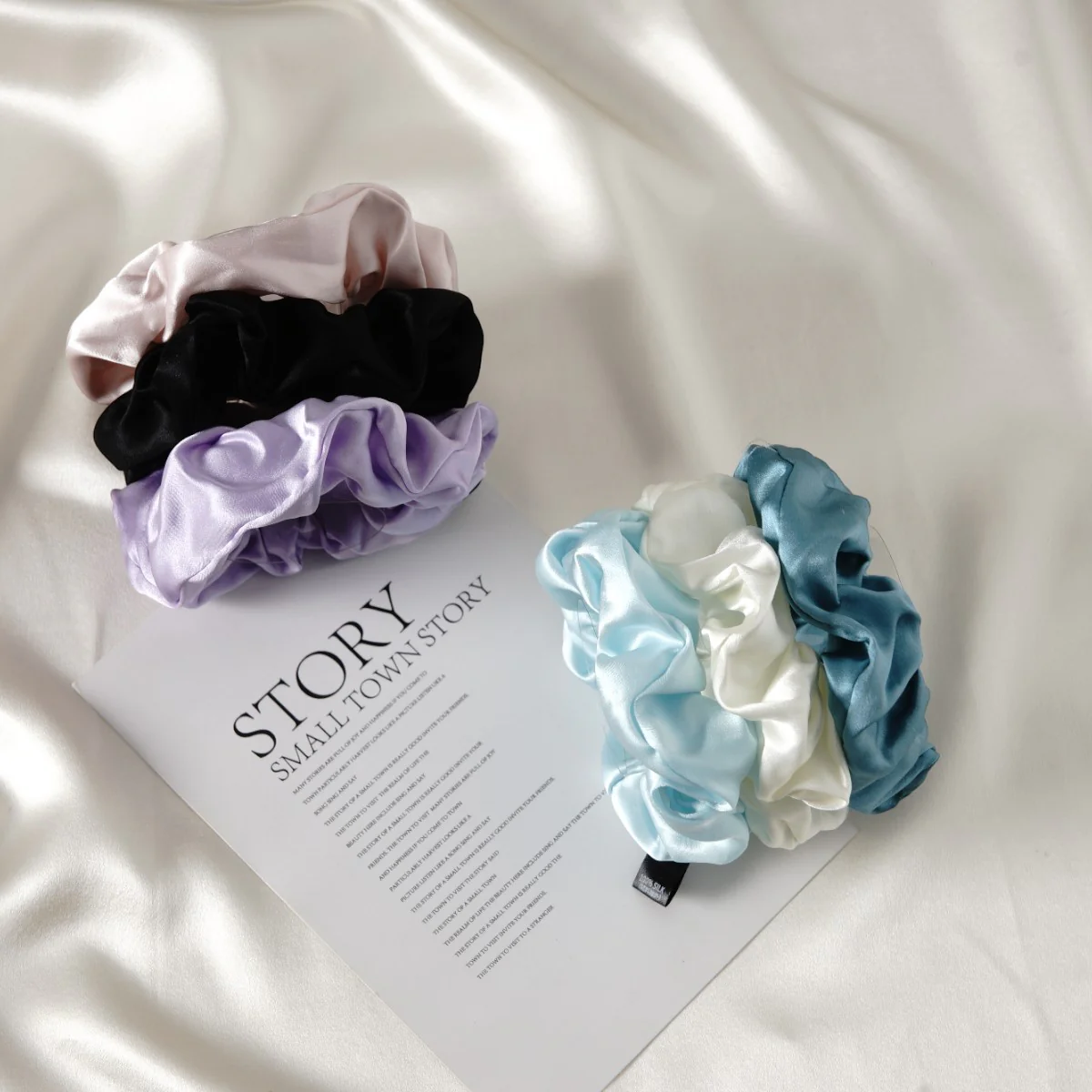 Mulberry Silk Minnie Scrunchies - Mimi's Hair Designs