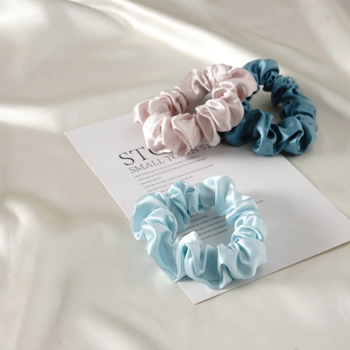 Mulberry Silk Minnie Scrunchies - Mimi's Hair Designs