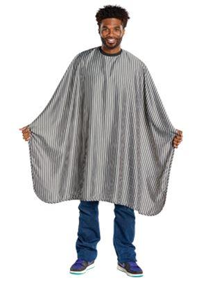 Striped Barber Cape - Mimi's Hair Designs