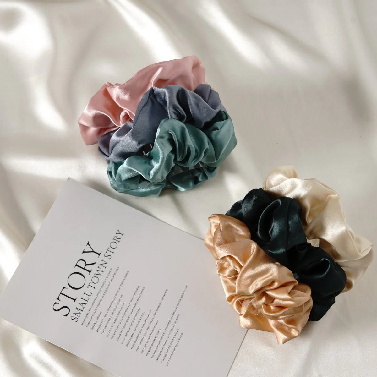 Mulberry Silk Minnie Scrunchies - Mimi's Hair Designs