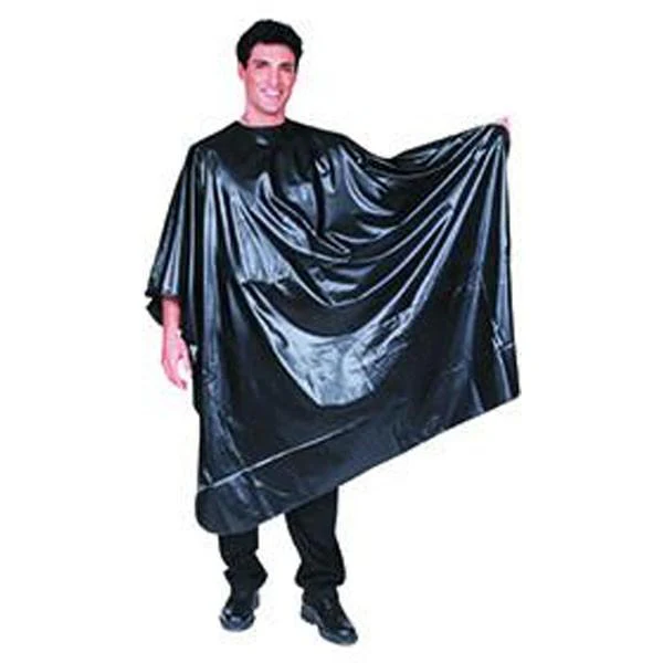 Supersized Vinyl Shampoo Cape Black - Mimi's Hair Designs